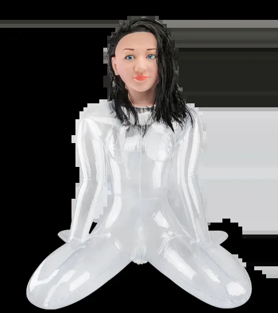 Transparente Sexpuppe mit Vagina Elodie
