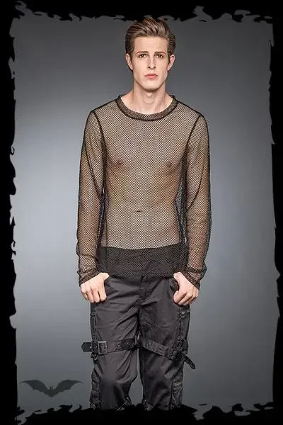Transparentes Netzshirt