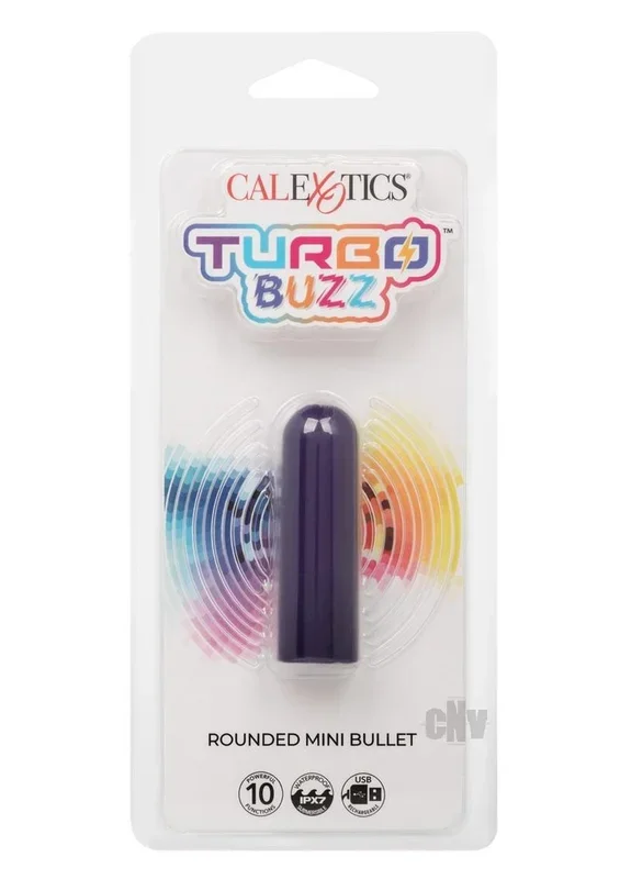 Turbo Buzz Rounded Mini Bullet Purple