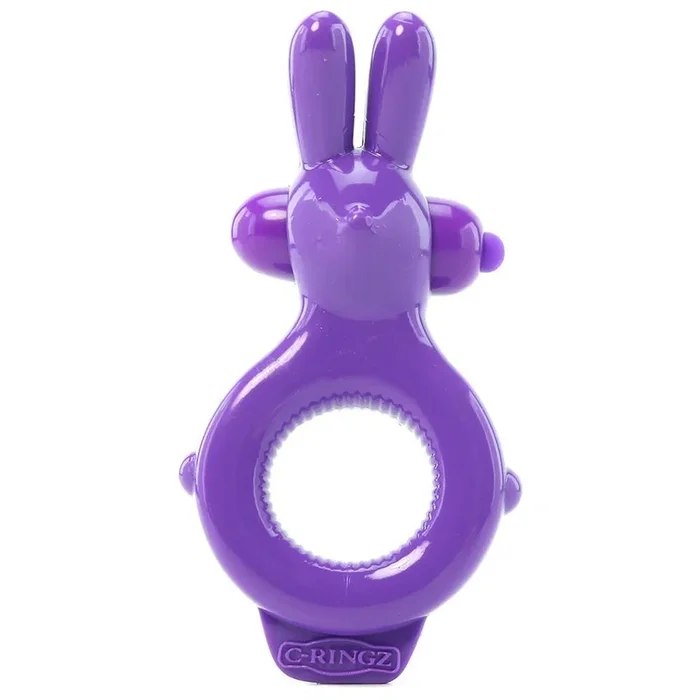 Ultimate Rabbit Vibrating Cock Ring in Purple