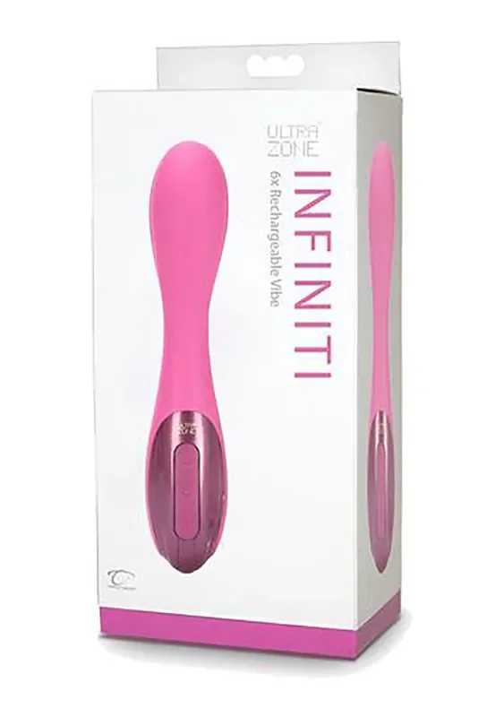 UltraZone Infinity 6x Rechargeable Vibe – Pink