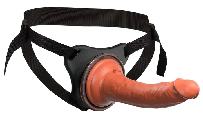 Umschnalldildo „Comfy Silicone Body Dock Kit“, verstellbar King Cock Elite