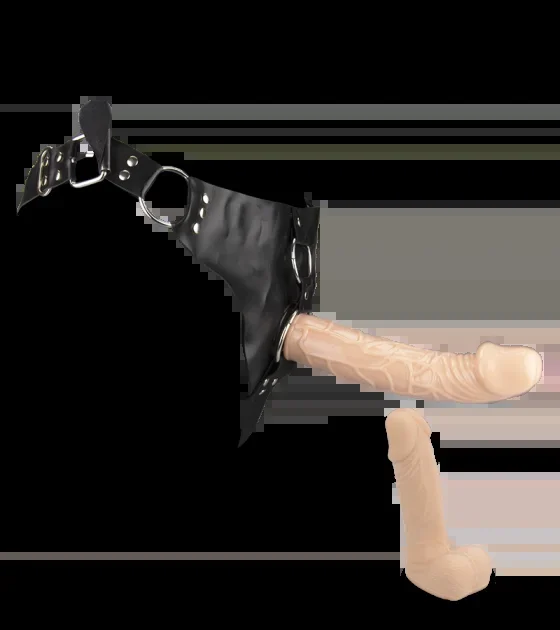 Umschnallgurt mit 2 Strap-On-Dildos
