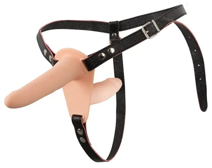 Umschnallvibrator mit zwei Dildos