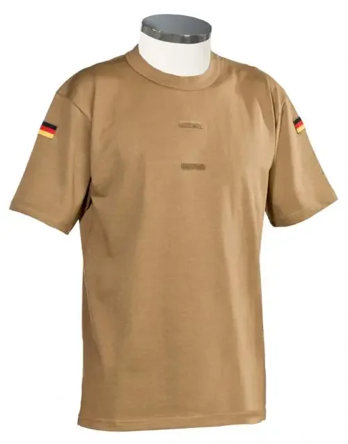 Unterhemd ‘orig. Bw kurzarm mit Klettstreifen‘
