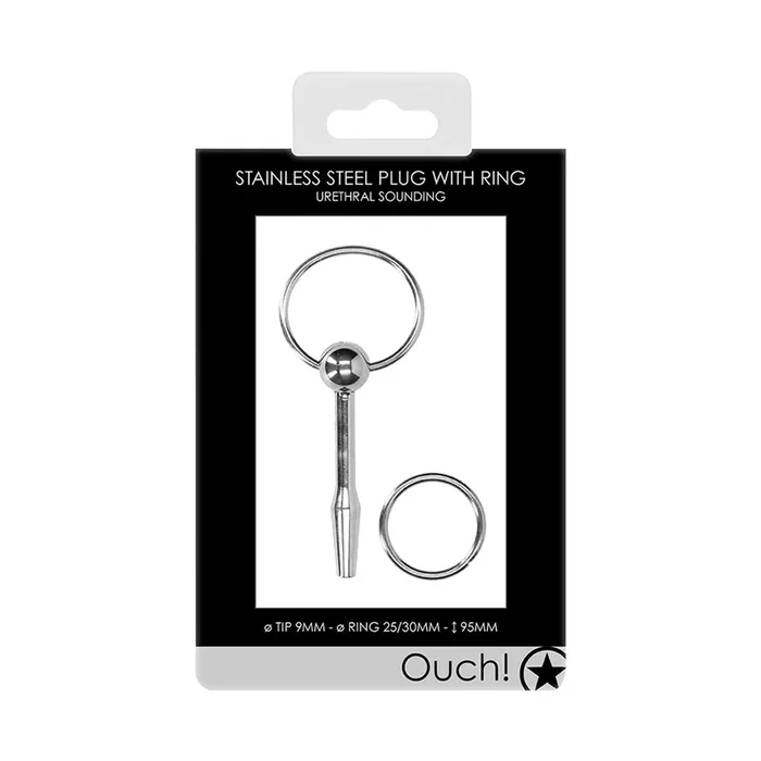 Urethral Sounding Metal Plug 9MM/25-30MM/95MM