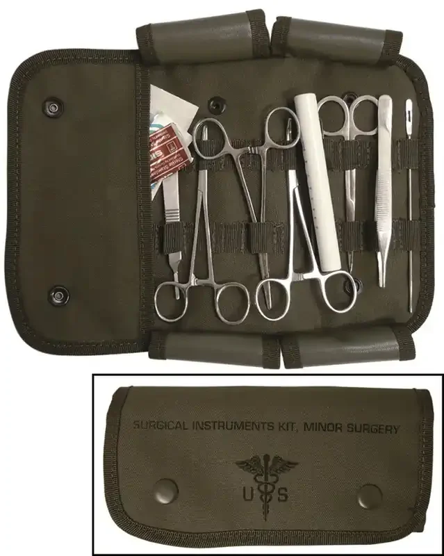 US Chirurgie-Set 12-teilig