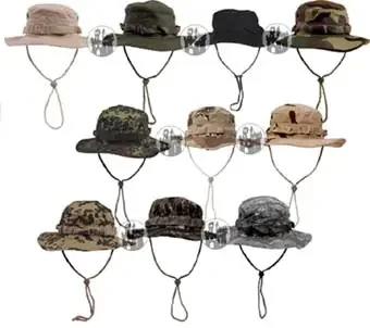 US GI Buschhut ‘GI Boonie‘ mit Kinnband (Grösse L, Farbe Tropentarn)