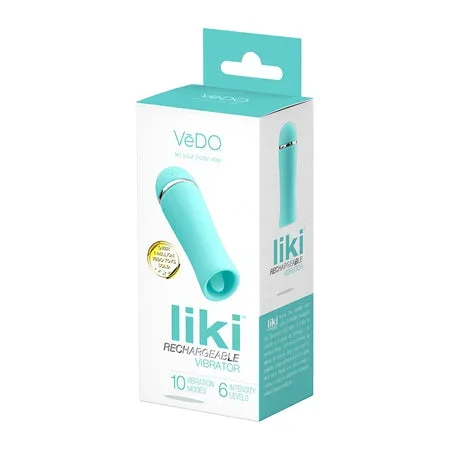 VeDO Liki Rechargeable Flicker Vibe – Tease Me Turquoise