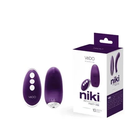 VeDO Niki Rechargeable Panty Vibe – Deep Purple
