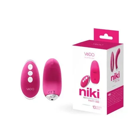 VeDO Niki Rechargeable Panty Vibe – Foxy Pink