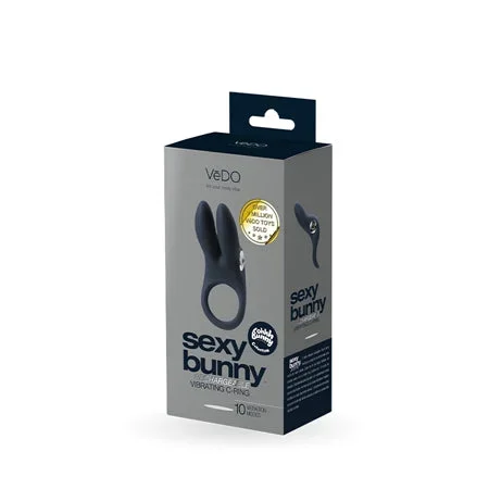 VeDO Sexy Bunny Rechargeable Ring – Just Black