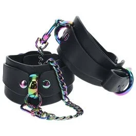 Venice Collection – Handcuffs – Handfesseln mit Kette – black