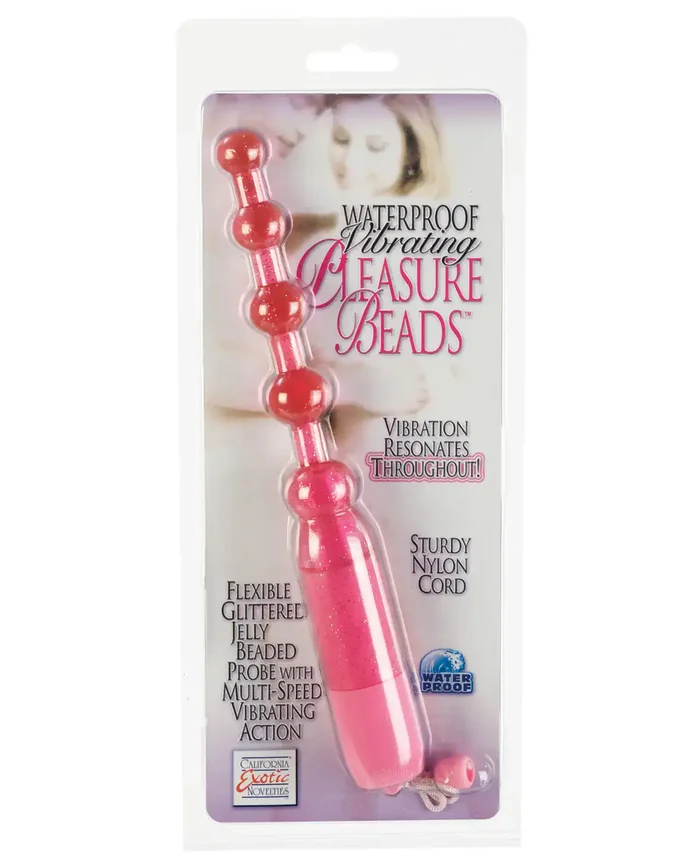 Vibrating Pleasure Beads Waterproof – Pink