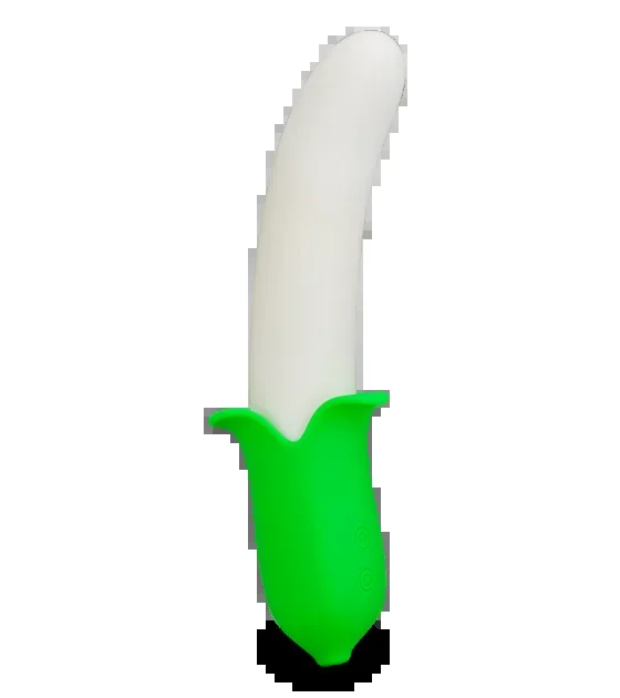 Vibrator aus Silikon Banana