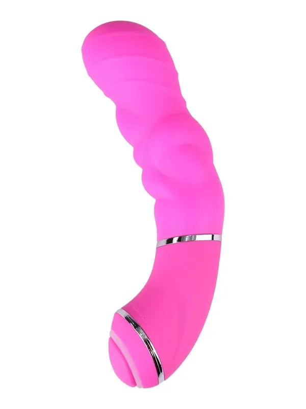Vibrator aus Silikon in Pink