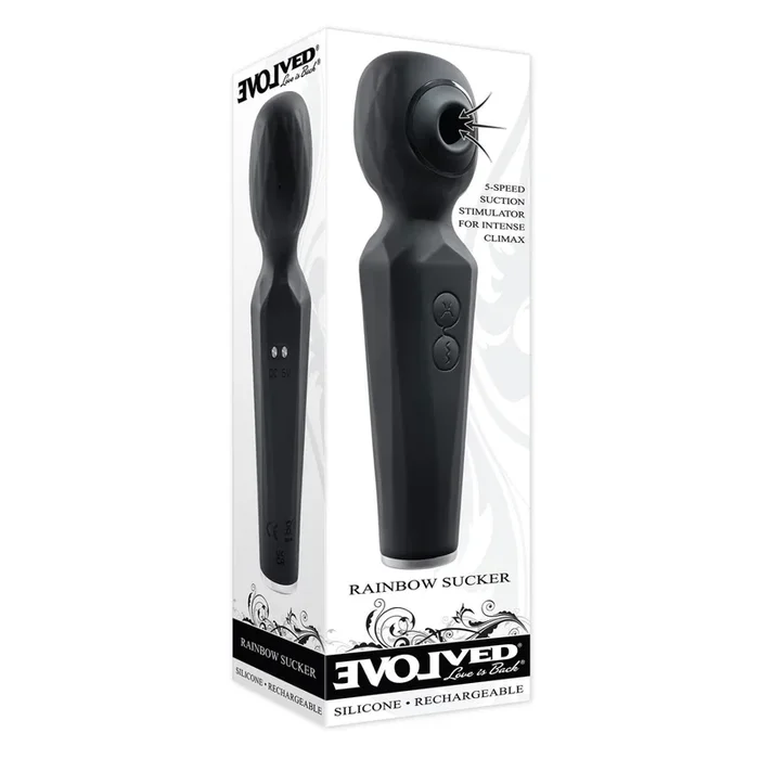 Vibrator Evolved – Rainbow Sucker, Schwarz