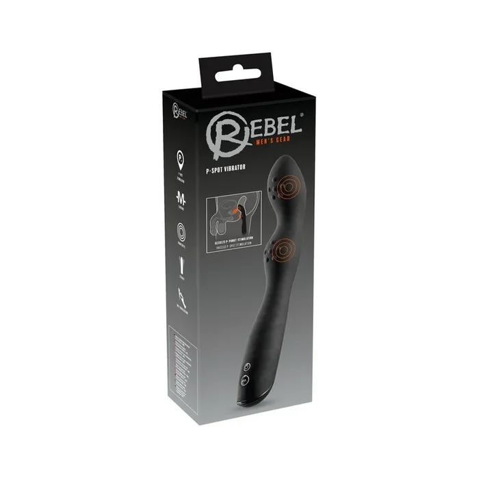 Vibrator »Rebel« für die Prostata – Biegsam – Schwarz
