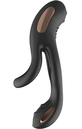 Vibrierender Cockring mit Klitorisvibrator