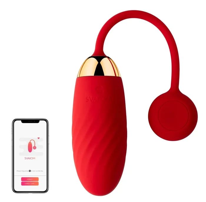 Vibro-Ei „Ella“ mit 11 Vibrationsmodi am Toy oder per App SVAKOM