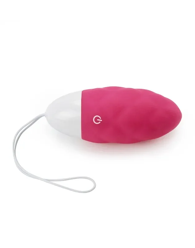 Vibro-Ei mit Fernbedienung pink/weiß