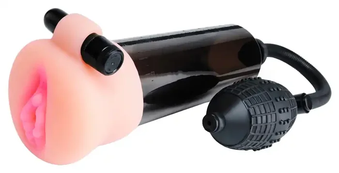 Vibro-Saug-Masturbator und Penis-/Potenz-Pumpe