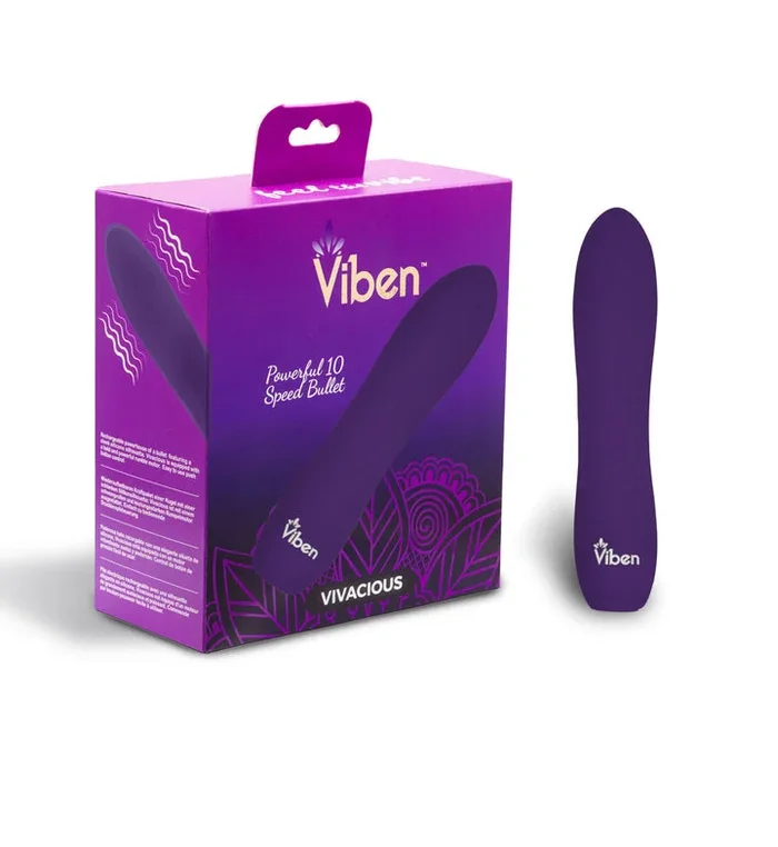Vivacious – Violet – Intense 10-Function Bullet