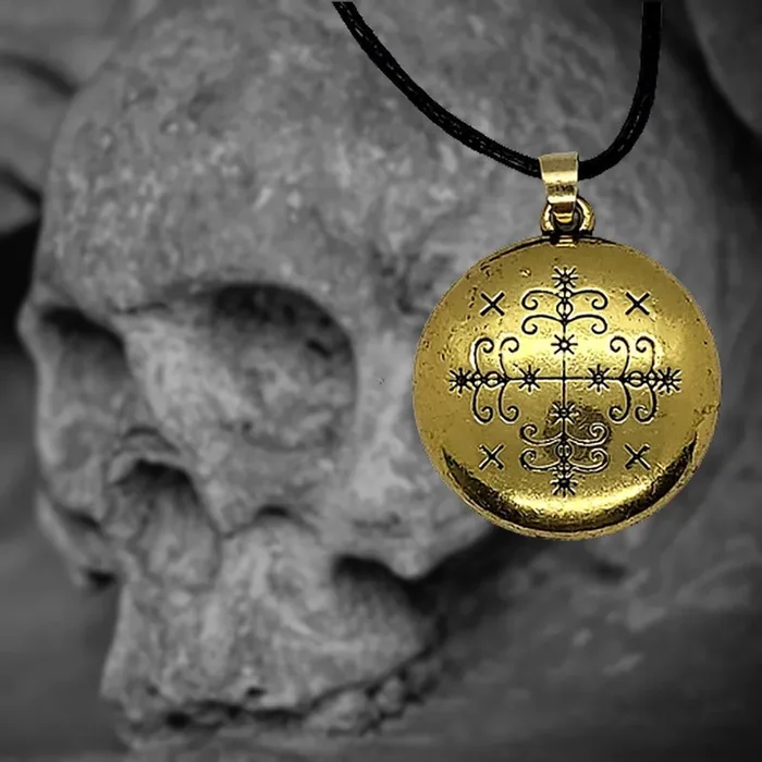 Voodoo Loa Veve Amulett ‘Papa Legba‘