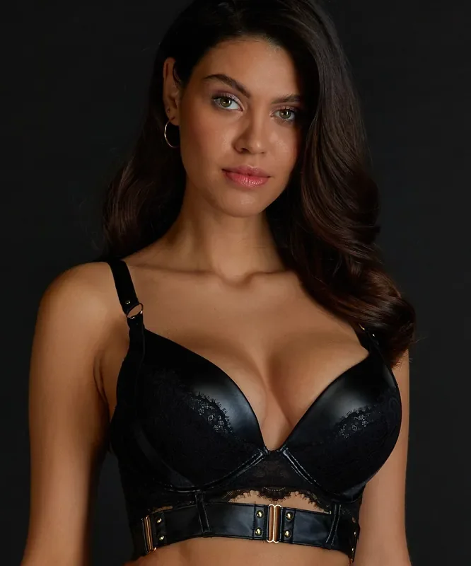 Vorgeformter Push-up Longline-Bügel-BH Occult