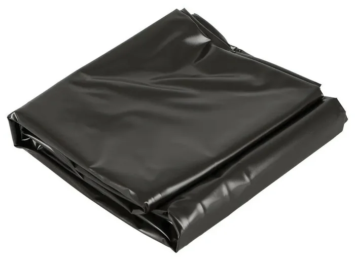 Weiches Lacklaken in Schwarz