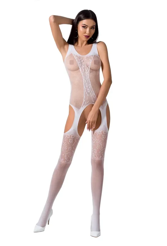 Weißer Bodystocking