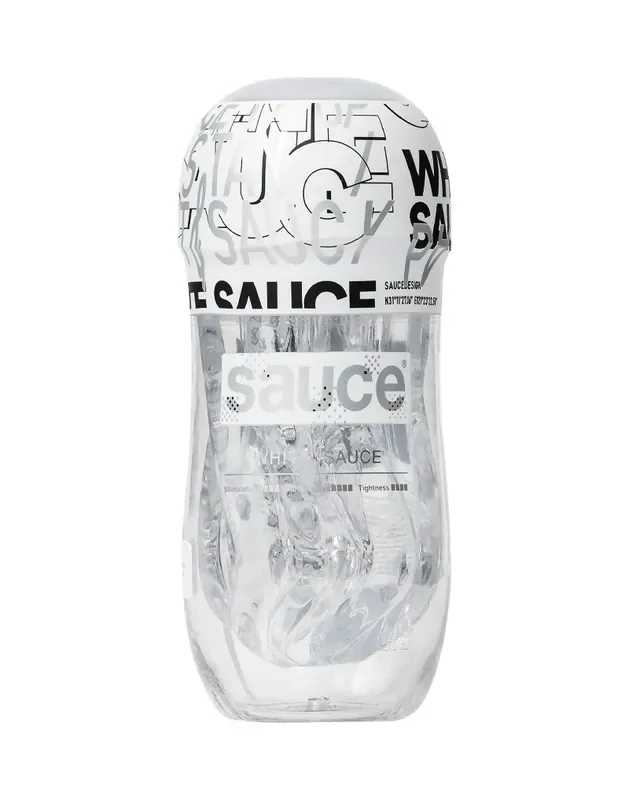 Weißer Saucenbecher
