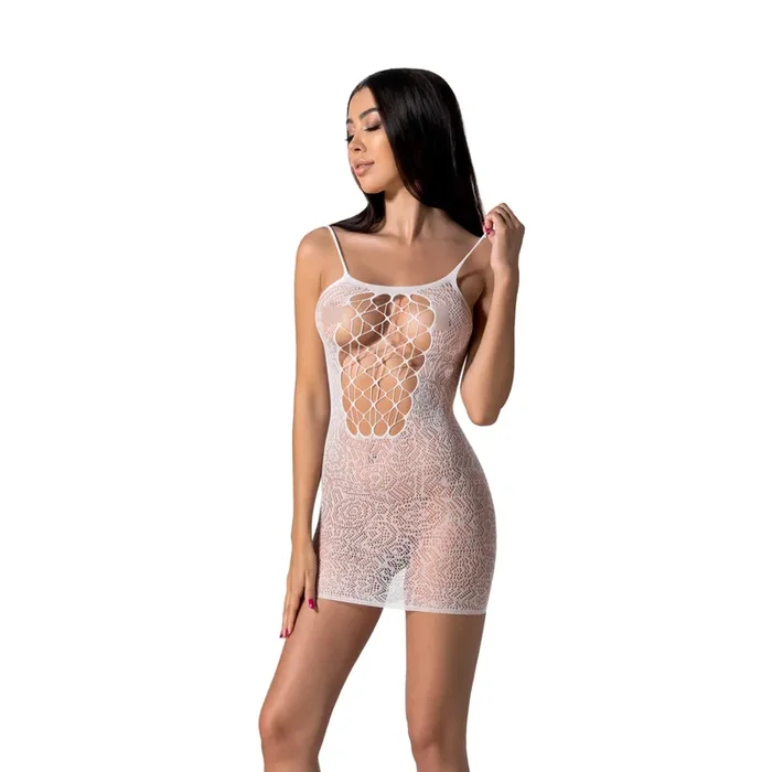 Weißes Netzkleid
