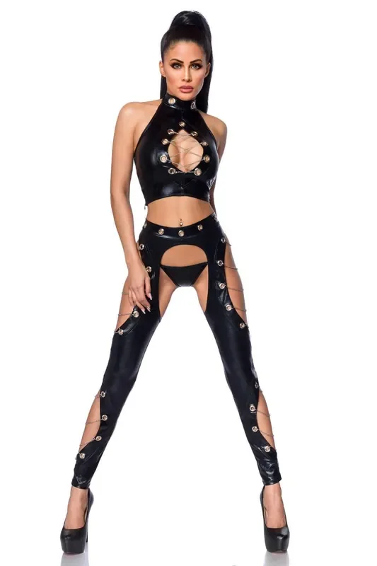 Wetlook-Set mit Ketten