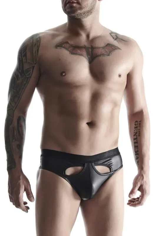 Wetlook-Slip mit Cutouts