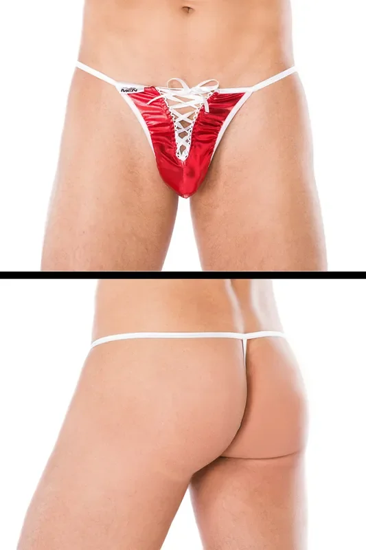 Wetlook String mit Schnürung