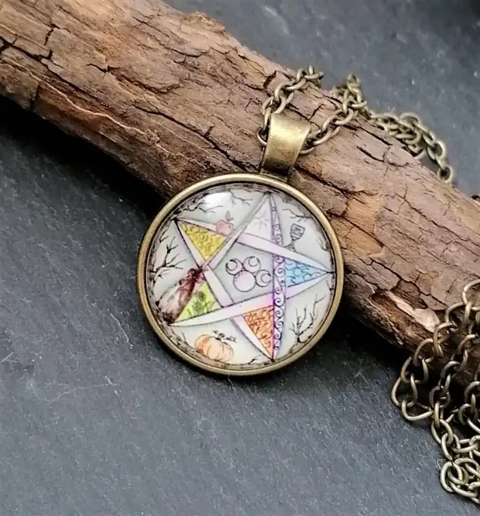 Wicca Pentagramm Anhänger