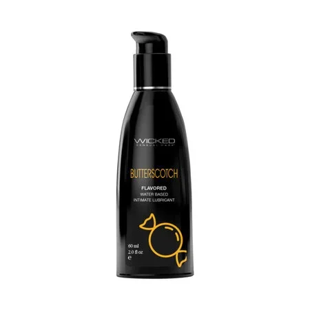 Wicked Sensual Care Aqua Water Based Lubricant – 2 oz Butterscotch