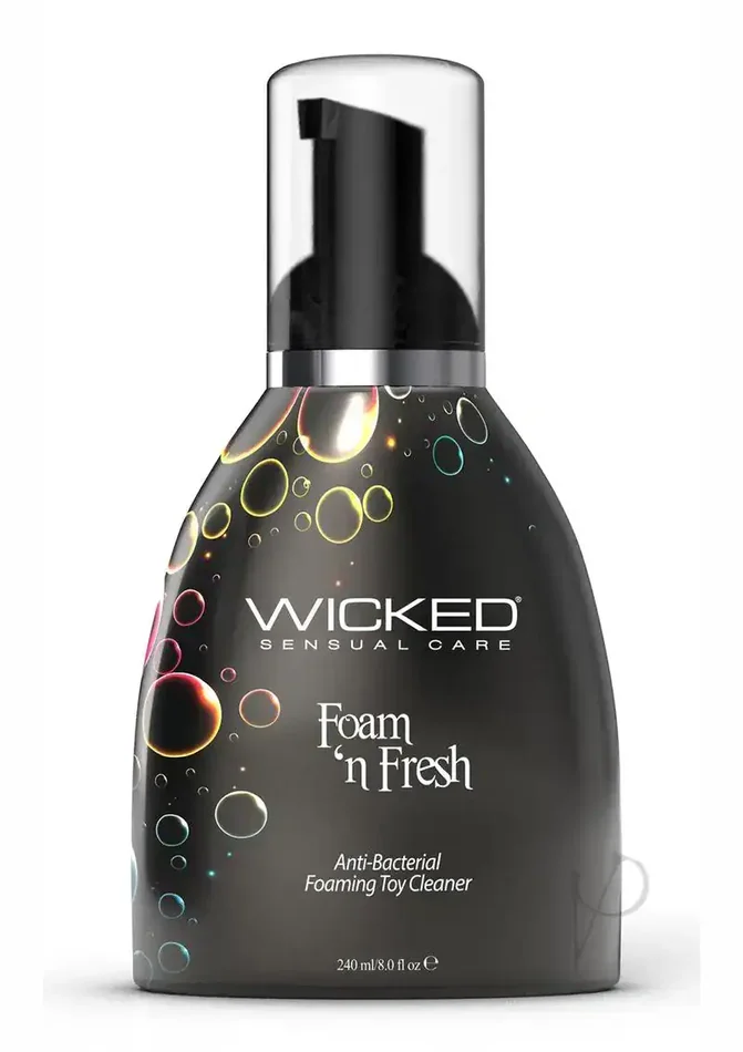 Wicked Sensual Care Foam N Fresh Anti-Bacterial Foaming Toy Cleaner – 8 oz