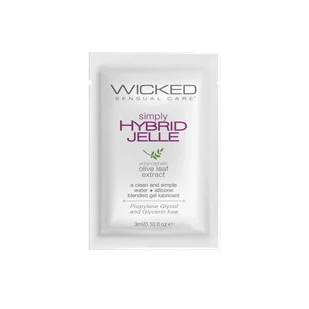Wicked Sensual Care Simply Hybrid Jelle Lubricant – .1 oz