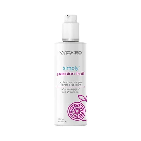 Wicked Sensual Care Simply Water Based Lubricant – 4 oz Passion Fruit