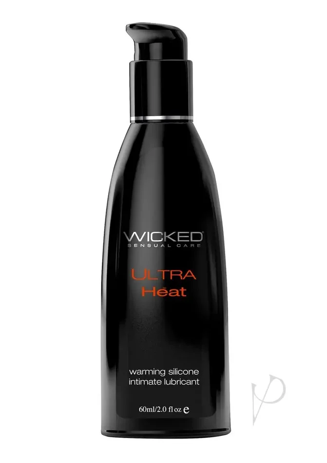 Wicked Sensual Care Ultra Heat Warming Sensation Silicone Based Lubricant – 2 oz Fragrance Free