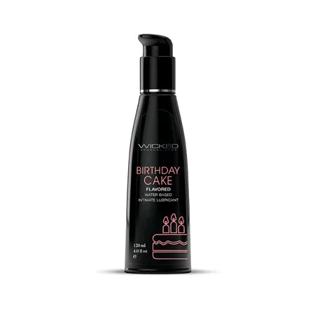 Wicked Sensual Care Water Based Lubricant – 4 oz Birthday Cake