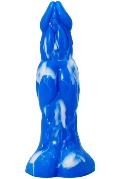 Wolorz Dildo Blau-Weiß 23 cm