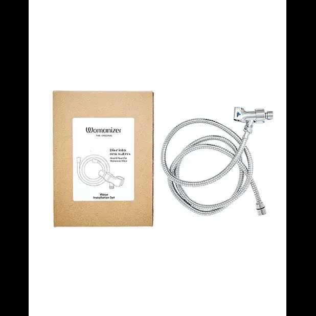 Womanizer Wave Shower Hose & Arm Mount Set – Chrome