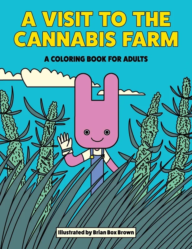 Wood Rocket A Visit to the Cannabis Farm Coloring Book