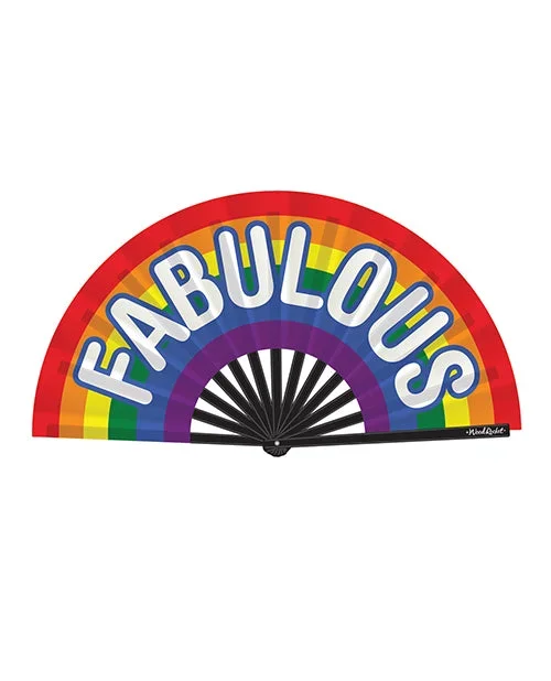 Wood Rocket-Clacker Fan-Fabulous Rainbow*