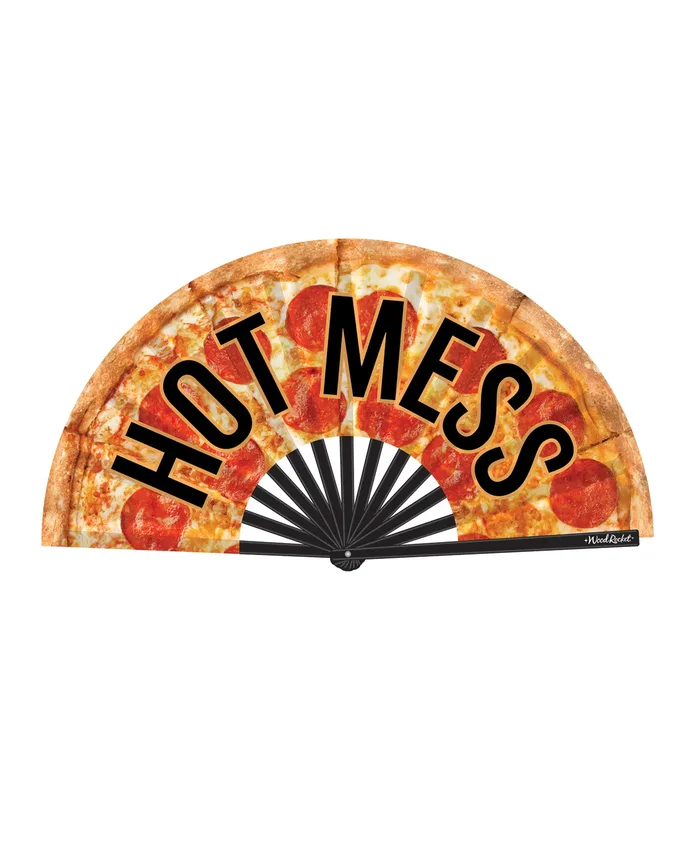 Wood Rocket Hot Mess Fan – Multi-Color
