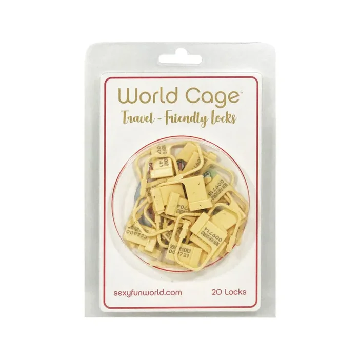 World Cage Travel Friendly Locks – 20 Pack Plastic Locks
