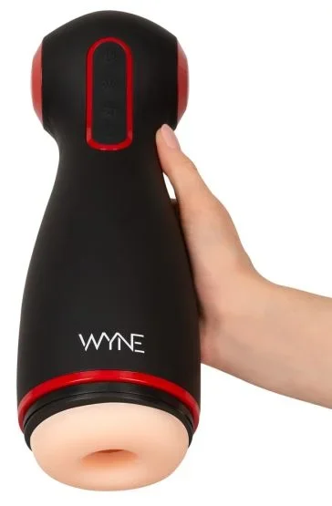WYNE Masturbator 06 – Vibration, Saugfunktion, variablem Druck + Stöhnen
